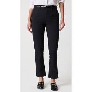 J.Crew Factory | NWT Petite High Rise Girlfriend Chino Pants Black | Sz P2